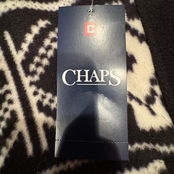 Chaps Women’s Black and White Full Zip Vest Size Medium New With Tags - Picture 15 of 16